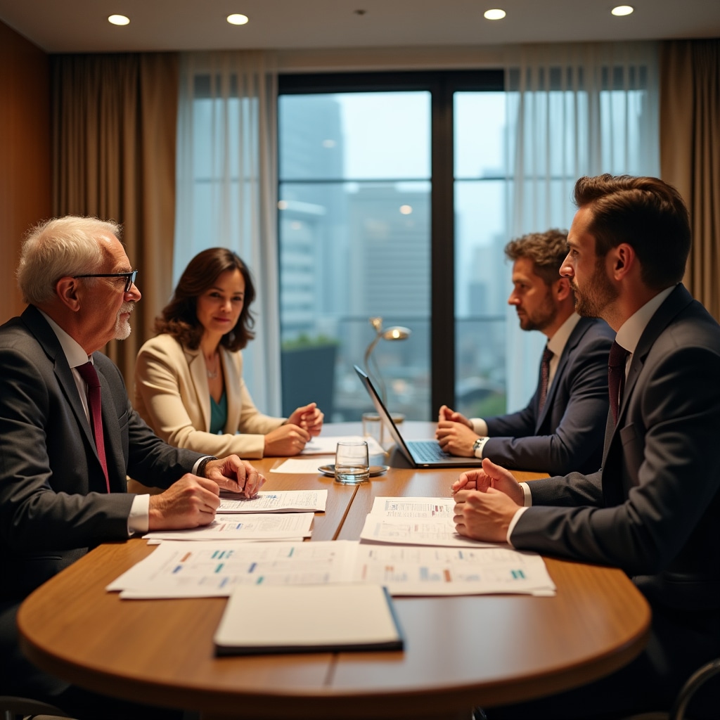 Multi-generational business succession planning discussion